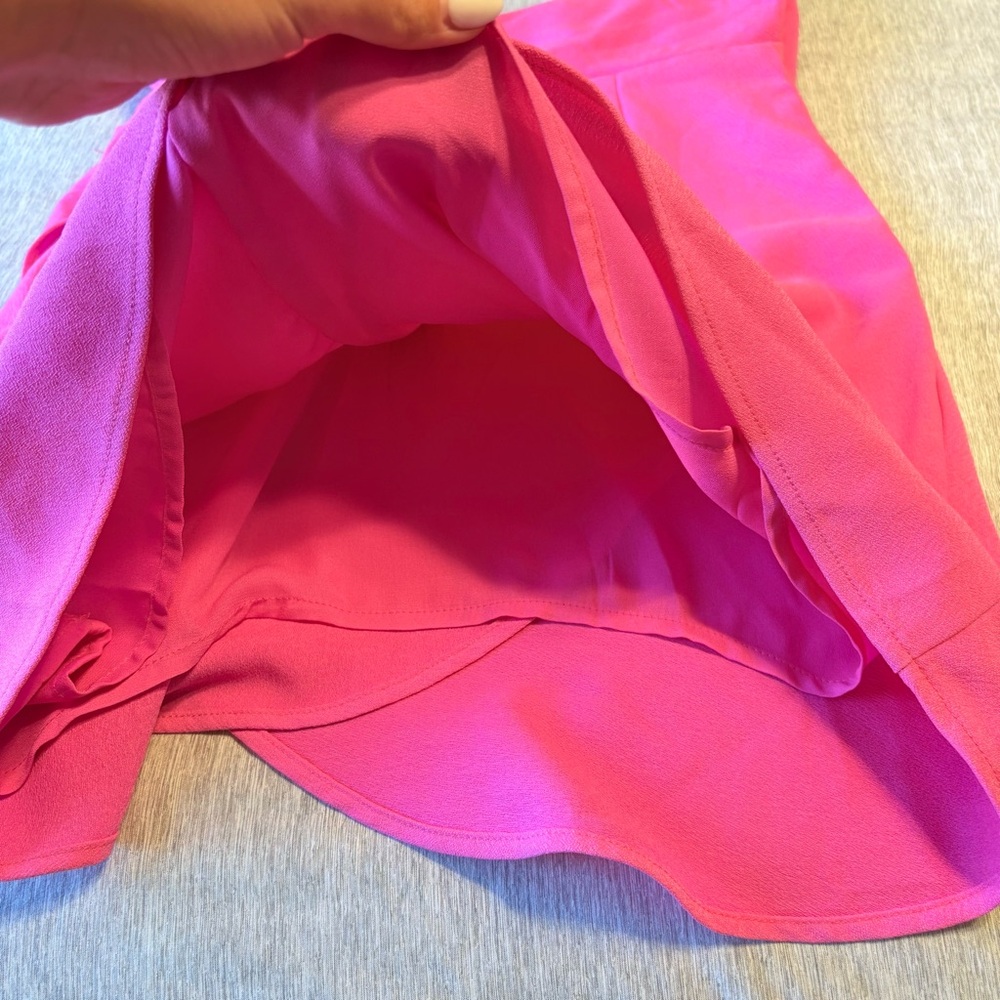 NWOT Vestique Pink Tulip Skirt Open Back Halter Dress - Picture 4 of 10